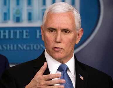 Miniatura: Mike Pence nie stawi czoła Donaldowi...