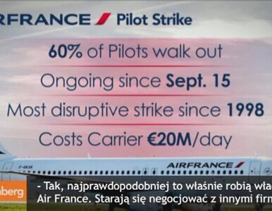 Miniatura: "Przez strajk Air France traci 20 mln euro...