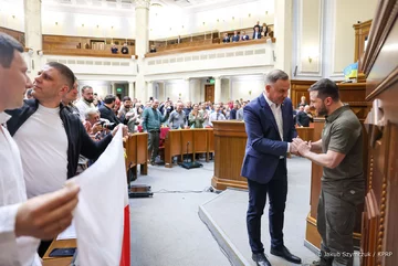 Andrzej Duda z wizytą na Ukrainie 