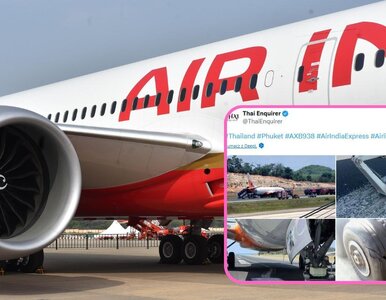 Miniatura: Cudem nikt nie odniósł obrażeń. Samolot...