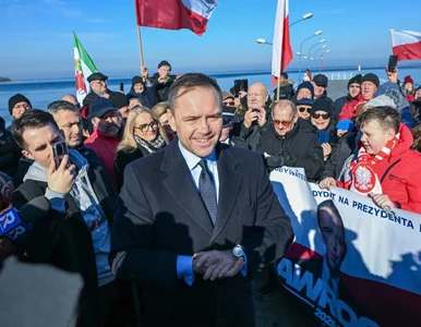 Miniatura: Senior wprawił Nawrockiego w zakłopotanie....