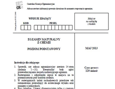 Miniatura: Matura 2013. Zobacz arkusze egzaminacyjne...