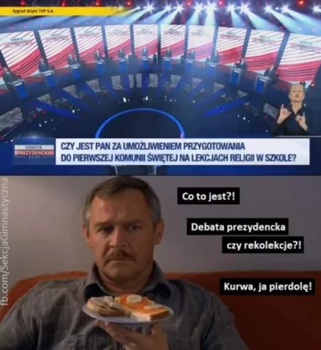 Mem po debacie prezydenckiej 