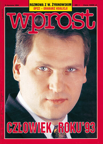 Okładka tygodnika Wprost nr 1/1994 (580)