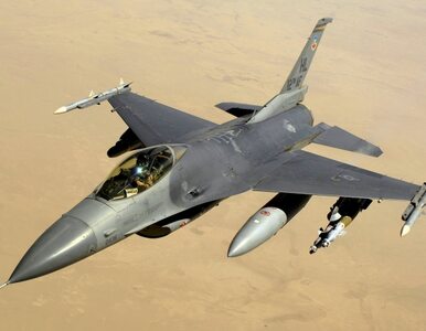Miniatura: Zderzenie F-16 w powietrzu. Druga maszyna...
