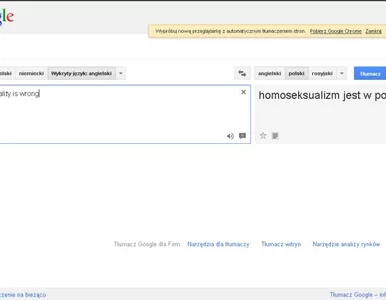 Miniatura: Google lubi homoseksualistów, ale... tylko...
