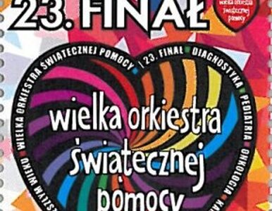 Miniatura: Znaczek Poczty Polskiej na finał Orkiestry