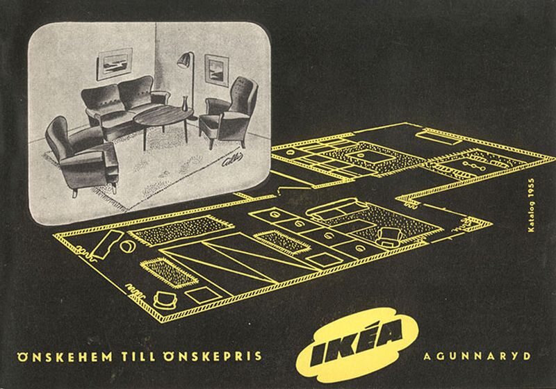 Okładka katalogu IKEA z 1955 roku 