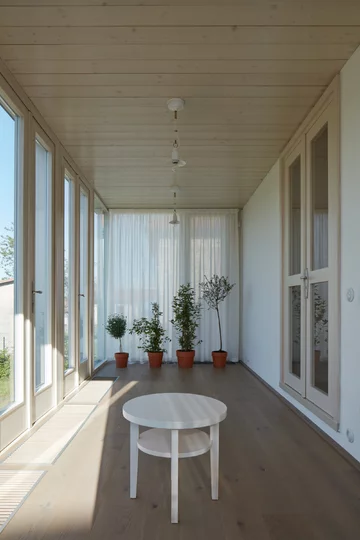 Renowacja podmiejskiego domku, projekt Kaa Studio Linka, forest, Kaa