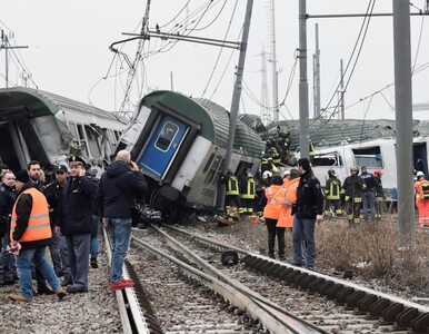 Miniatura: W Mediolanie wykoleił się pociąg. 3 osoby...