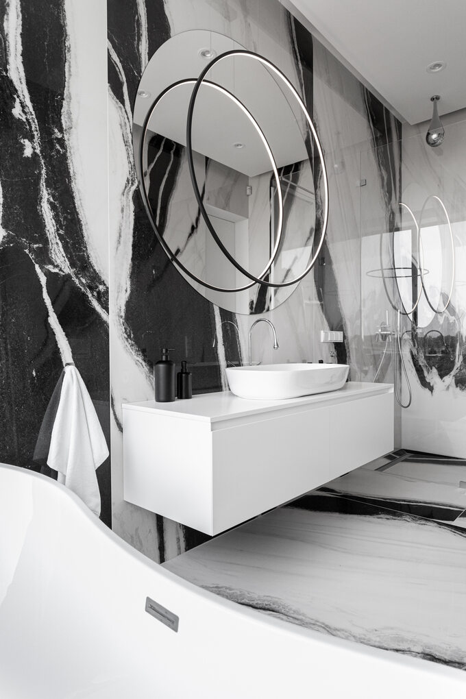Willa nad rozlewiskiem Narwi, projekt Art’Up Interiors
