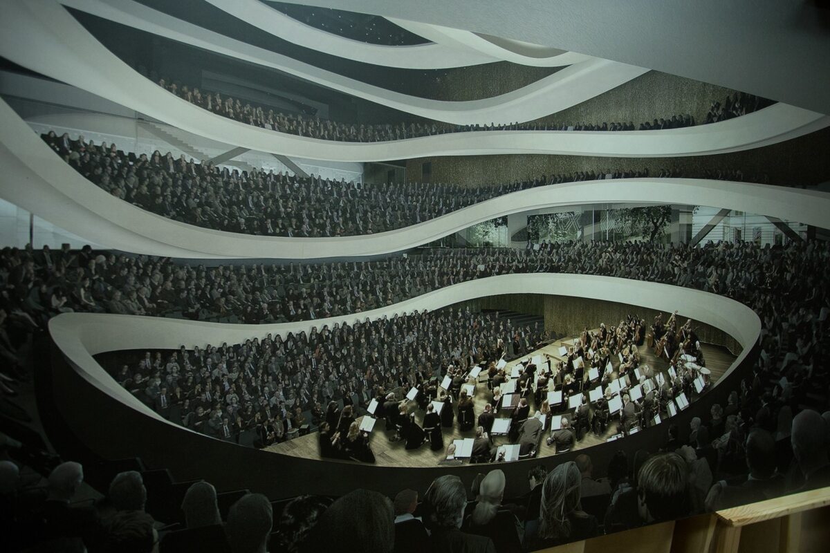Sinfonia Varsovia Nowy gmach Sinfonia Varsovia z pozwoleniem na budowę