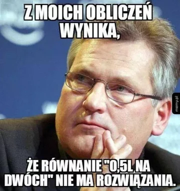 Mem z Aleksandrem Kwaśniewskim 