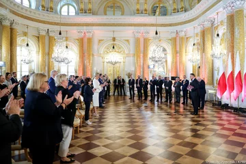 Uroczyste wręczenie Andrzejowi Dudzie uchwały PKW o wygranej w wyborach prezydenckich 