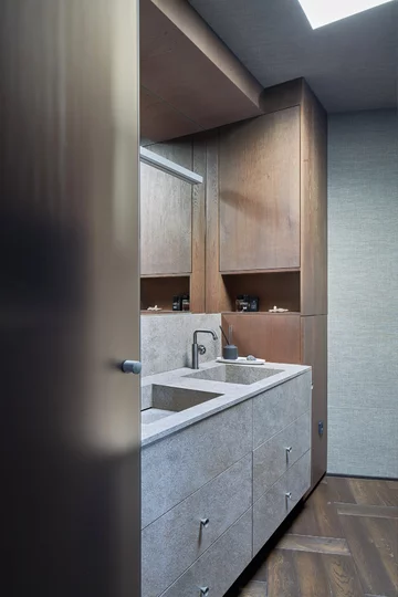 Apartament z tarasem na dachu, projekt Joanna Kulczyńska 