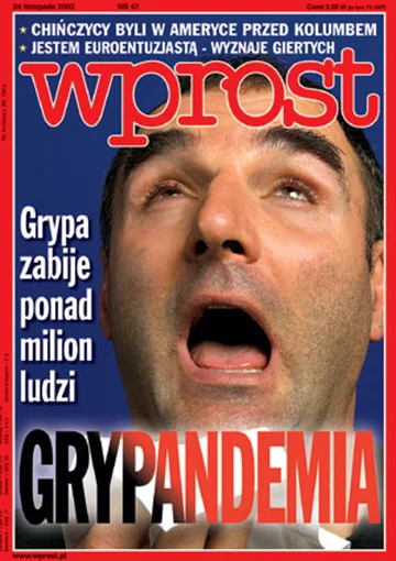 Okładka tygodnika Wprost nr 47/2002 (1043)