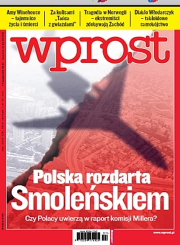 Okładka tygodnika Wprost nr 31/2011 (1486)