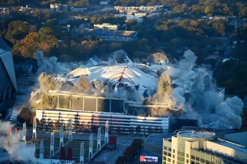 Implozja hali sportowej Georgia Dome 