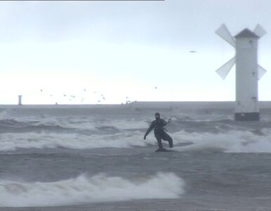 Miniatura: Mistrz kitesurfingu o orkanie: Rewelacja....