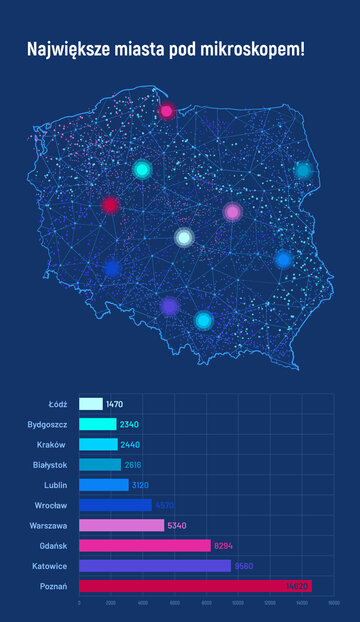 Polskie miasta pod&nbsp;mikroskopem