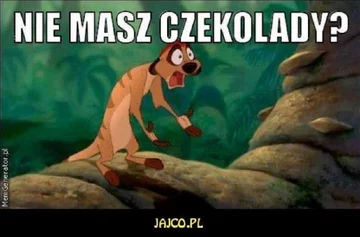 Memy z okazji Światowego Dnia Czekolady 