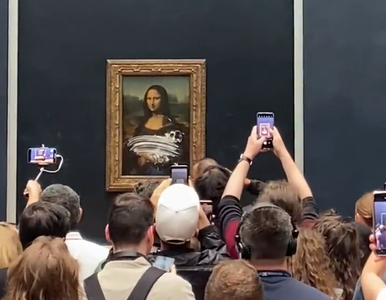 Miniatura: „Mona Lisa” zaatakowana tortem....