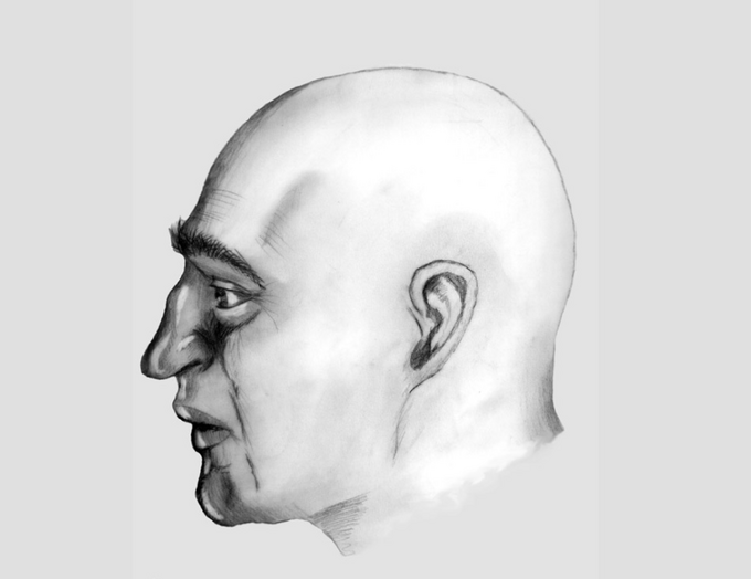 Rekonstrukcja twarzy zamordowanego mężczyzny