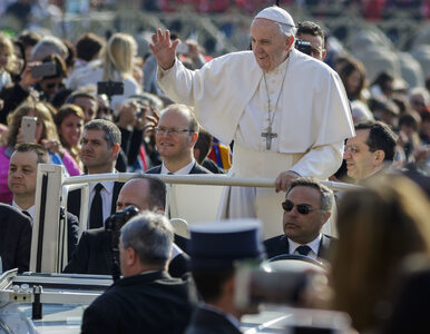 Miniatura: Papież Franciszek w Niedzielę Palmową....