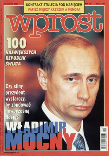 Okładka tygodnika Wprost nr 14/2000 (905)