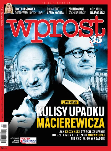 Okładka tygodnika Wprost nr 5/2018 (1821)