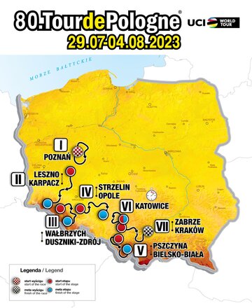 Trasa 80. Tour de Pologne