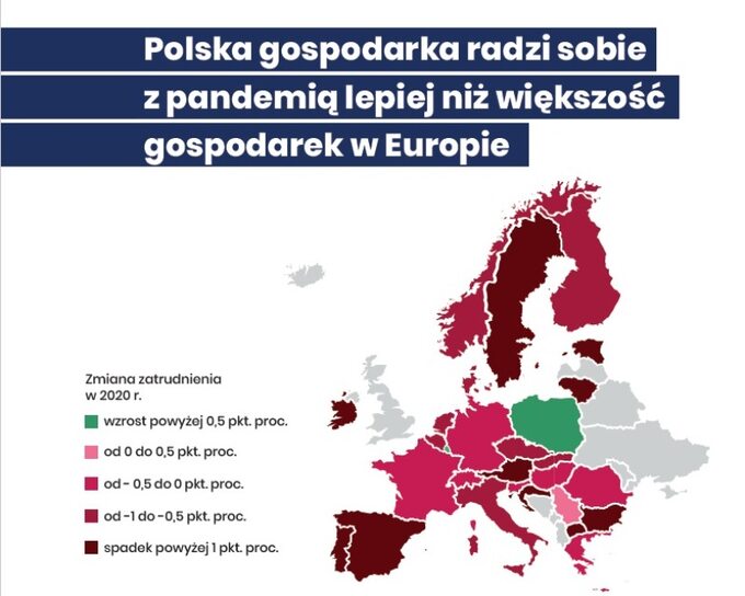 Polska jako „zielona wyspa” na mapie w Polskim Ładzie