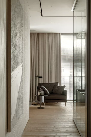 Apartament jak butikowy hotel, projekt Bajer Sokół Team 