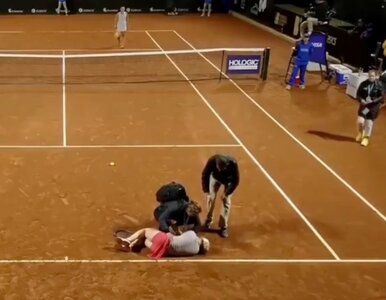 Miniatura: Szokujące sceny na korcie. Tenisistka...