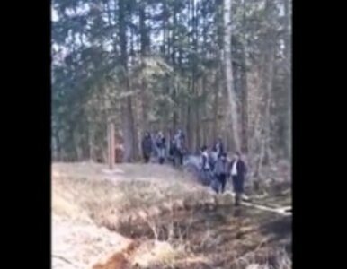 Tak reżim Łukaszenki prowokuje przy granicy z Polską. SG pokazała nagranie