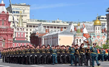 Defilada wojskowa w Moskwie z okazji Dnia Zwycięstwa 