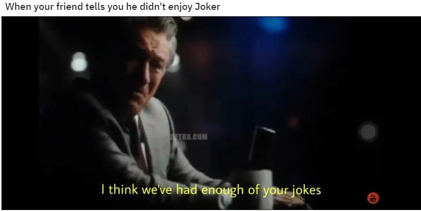 Mem zainspirowany filmem „Joker” 