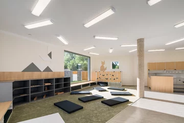 Przedszkole Montessori, projekt No Architects Linka, Montessori, projekt No Architects