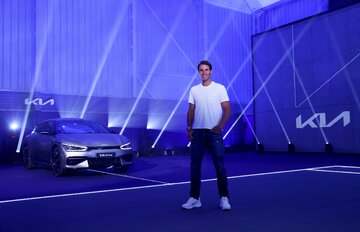 Rafael Nadal i&nbsp;Kia EV6