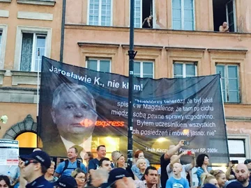 88. miesięcznica smoleńska, kontrmanifestacja 