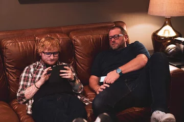 Ed Sheeran i jego ochroniarz 