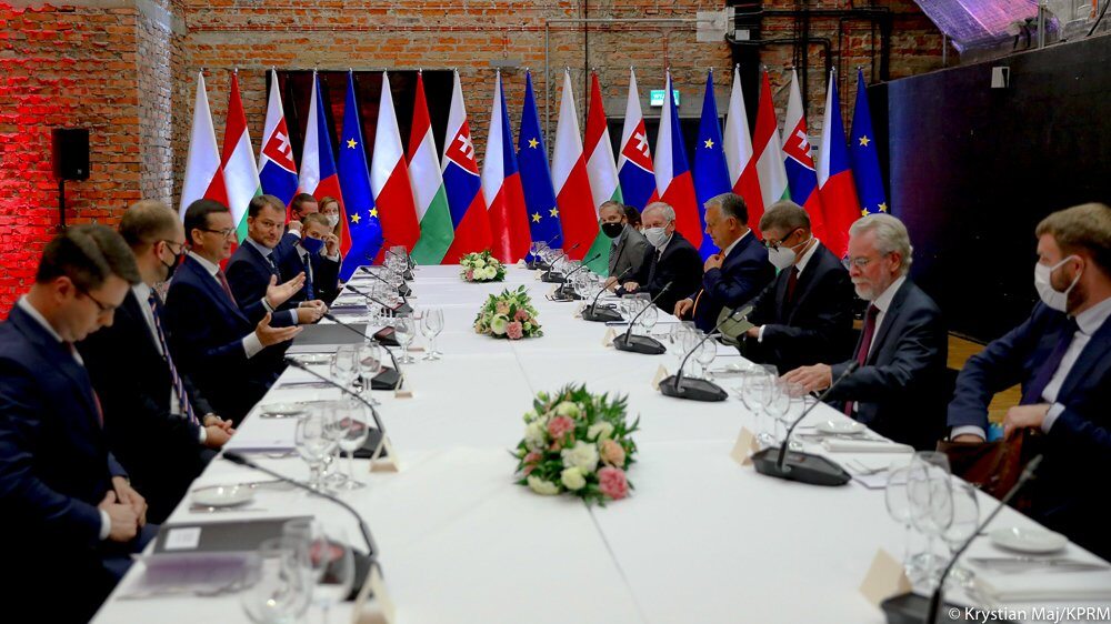 Spotkanie premierów państw Grupy Wyszehradzkiej w Lublinie 