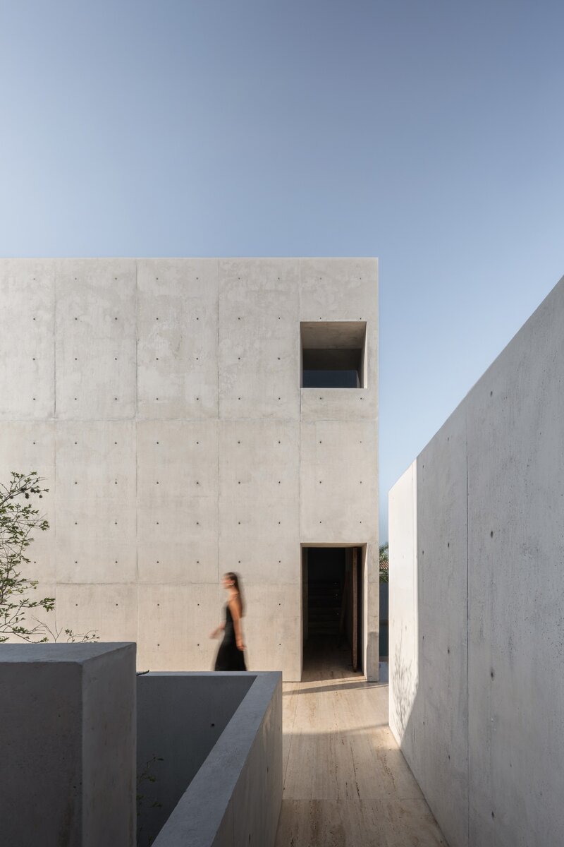 Betonowa Casa Tao w Meksyku, projekt HW Studio