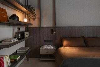 Dwupoziomowy apartament w&nbsp;inwestycji Chronos na&nbsp;warszawskiej Woli, projekt Moderna Design