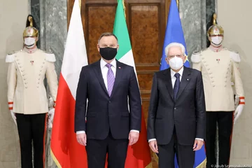 Spotkanie prezydentów Polski i Włoch 