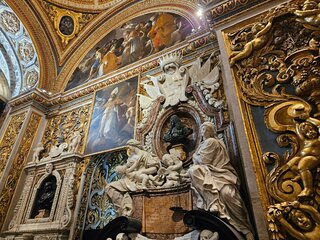 Interior de la Concatedral de San Juan en La Valeta