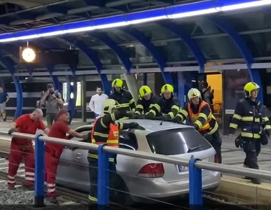 Miniatura: Pijany Polak sparaliżował czeską Pragę....