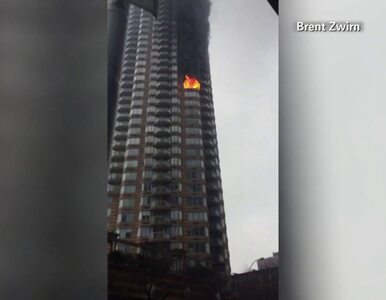 Miniatura: Pożar na 20. piętrze nowojorskiego...