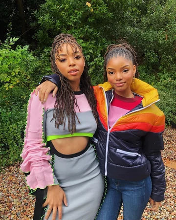 Halle Bailey z siostrą Chloe 