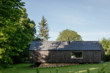 Nowoczesna stodoła, projekt studio KLAR